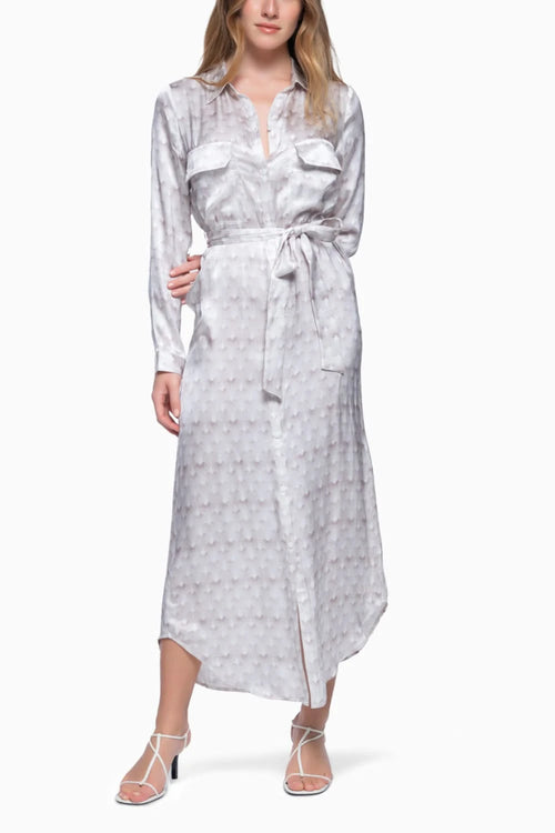 White Peacock Robe Eloise