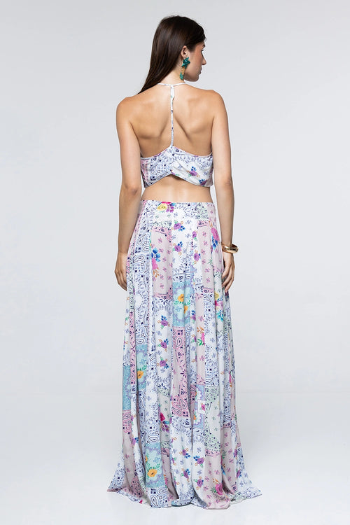 Top Kendall Paisley Floral Patch With Jupe Grace