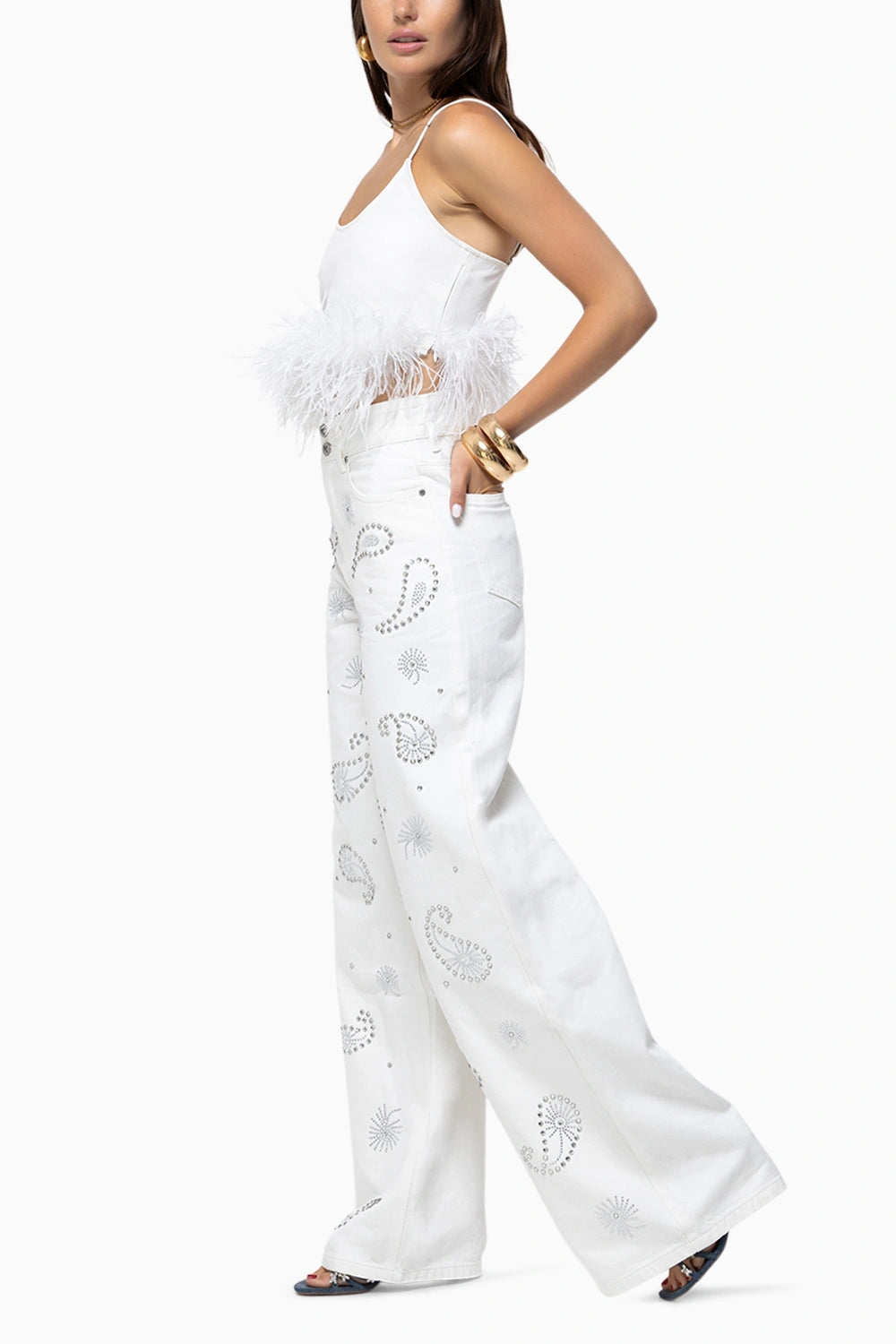 Paisley Blanc Jeans Lara