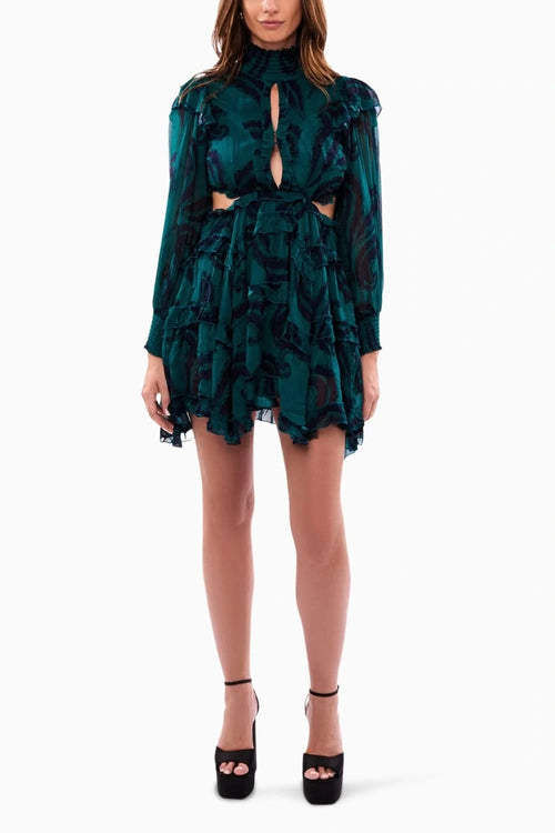Feuilles Robe Esmeralda