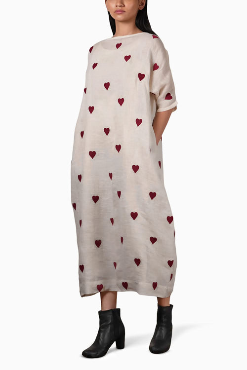 Oatmeal Heart Dress