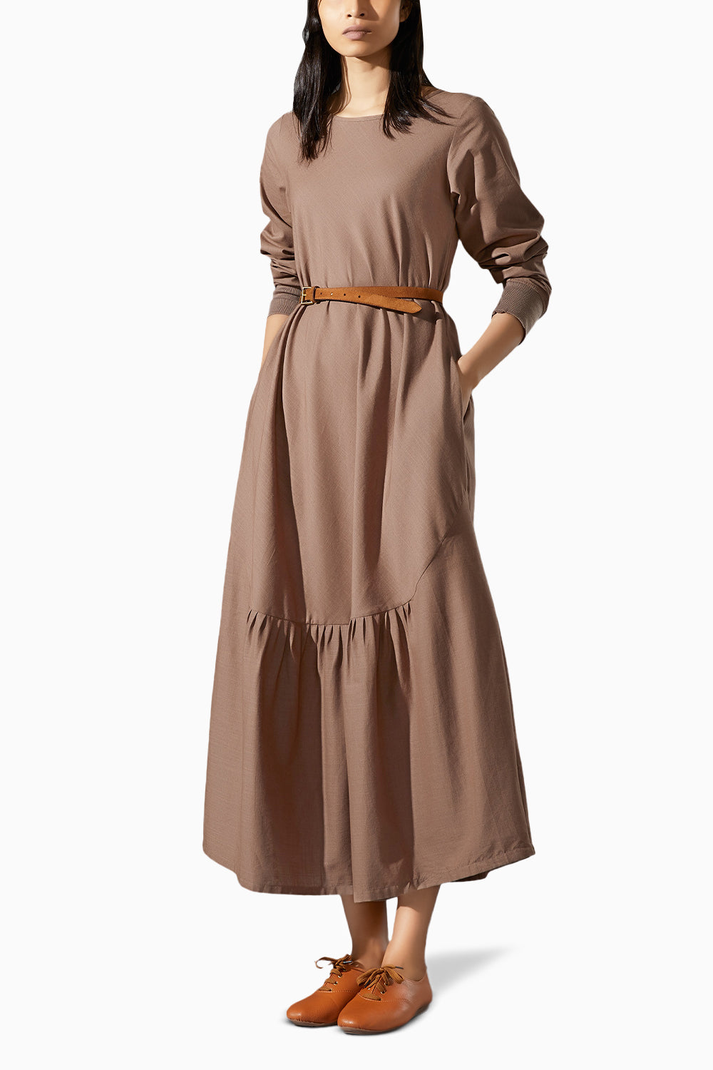 New Aboli Beige Dress