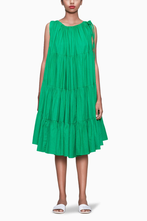 Green Mati New Vena Aakaar Dress