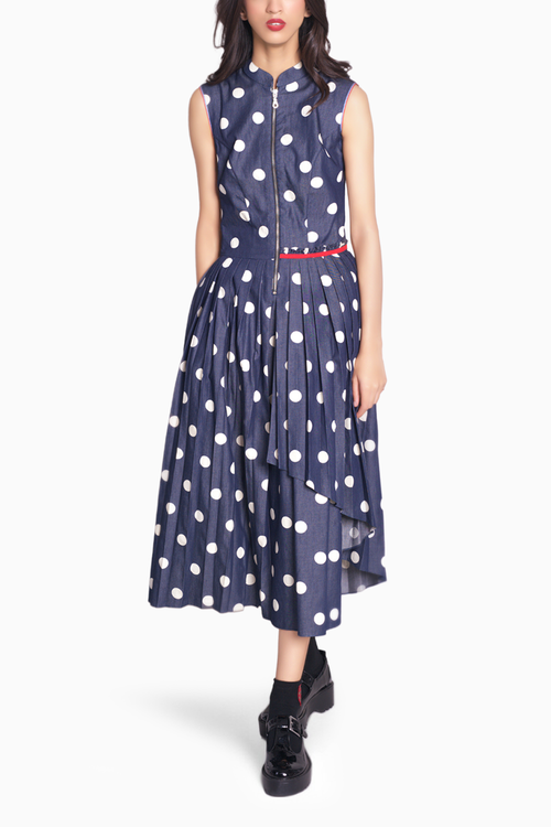 Mavico Blue Denim Dress