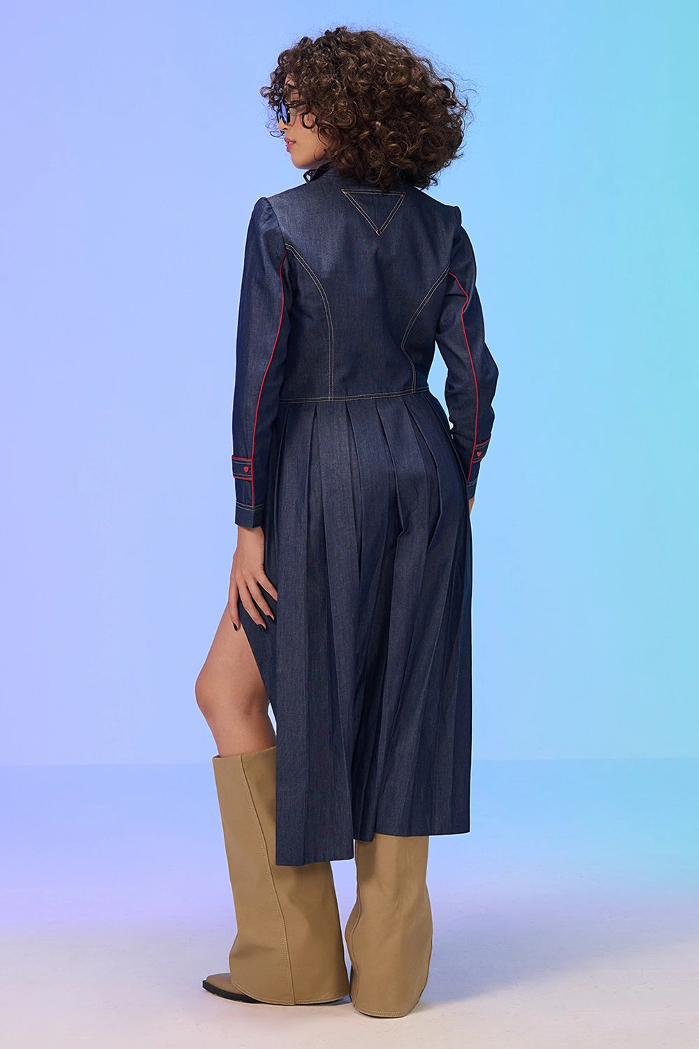 Mccartney Blue Shirt Dress