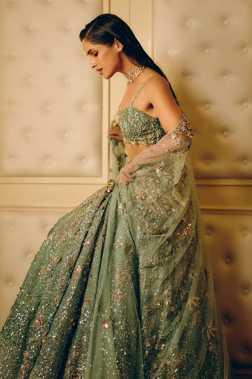 Ethereal Mist Lehenga Set