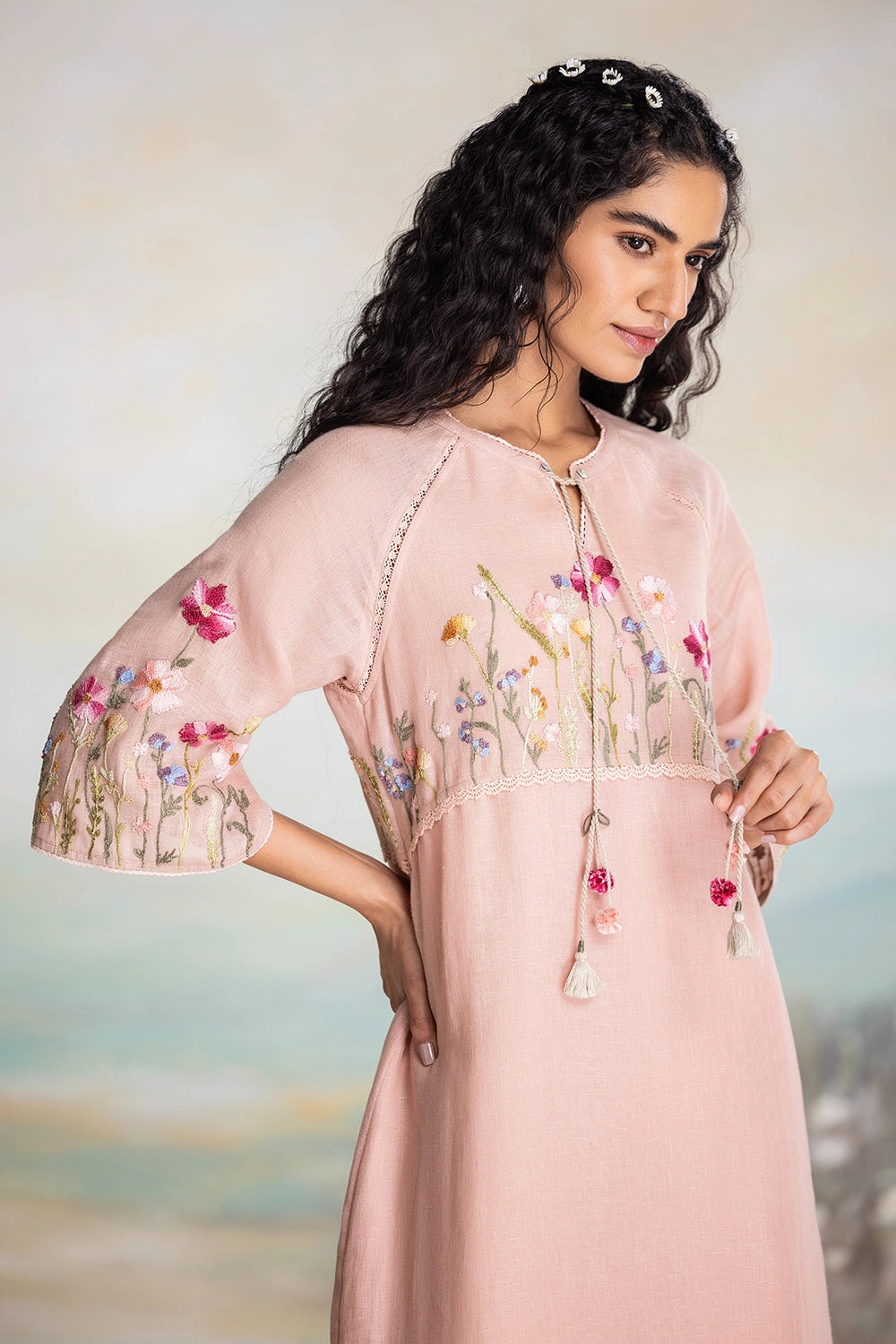 Meet Me in the Meadow Dusty Rose Dress