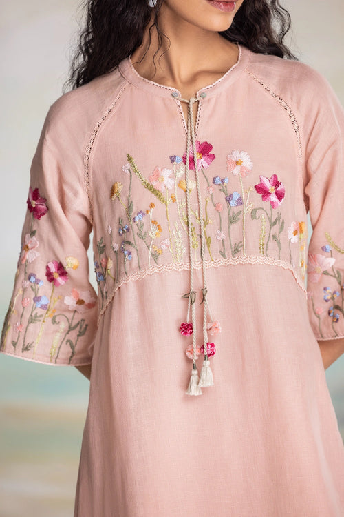 Meet Me in the Meadow Dusty Rose Dress
