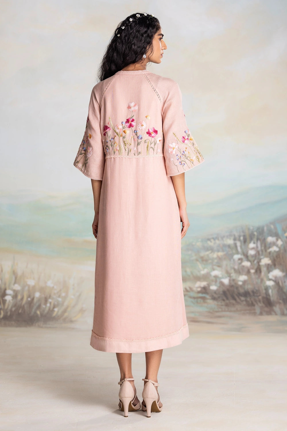 Meet Me in the Meadow Dusty Rose Dress