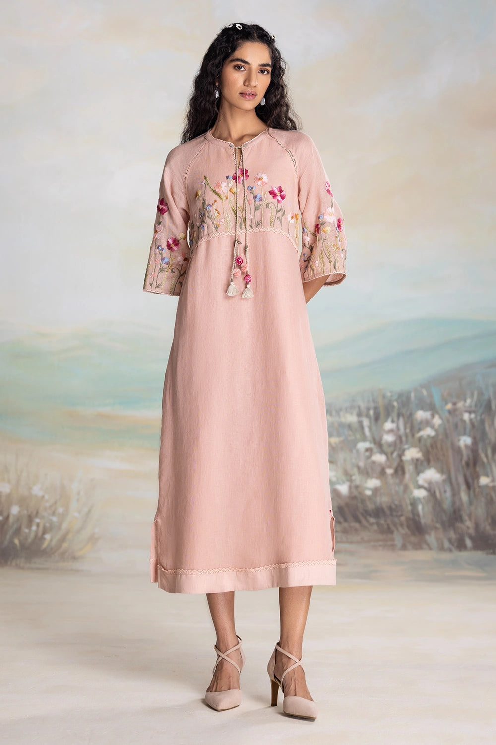 Meet Me in the Meadow Dusty Rose Dress