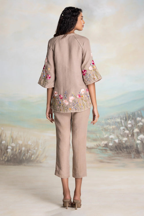 Meet Me in the Meadow Beige Co-ord Set