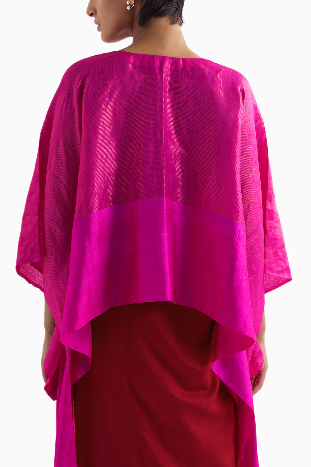 Rani Metallic Kaftan Blouse