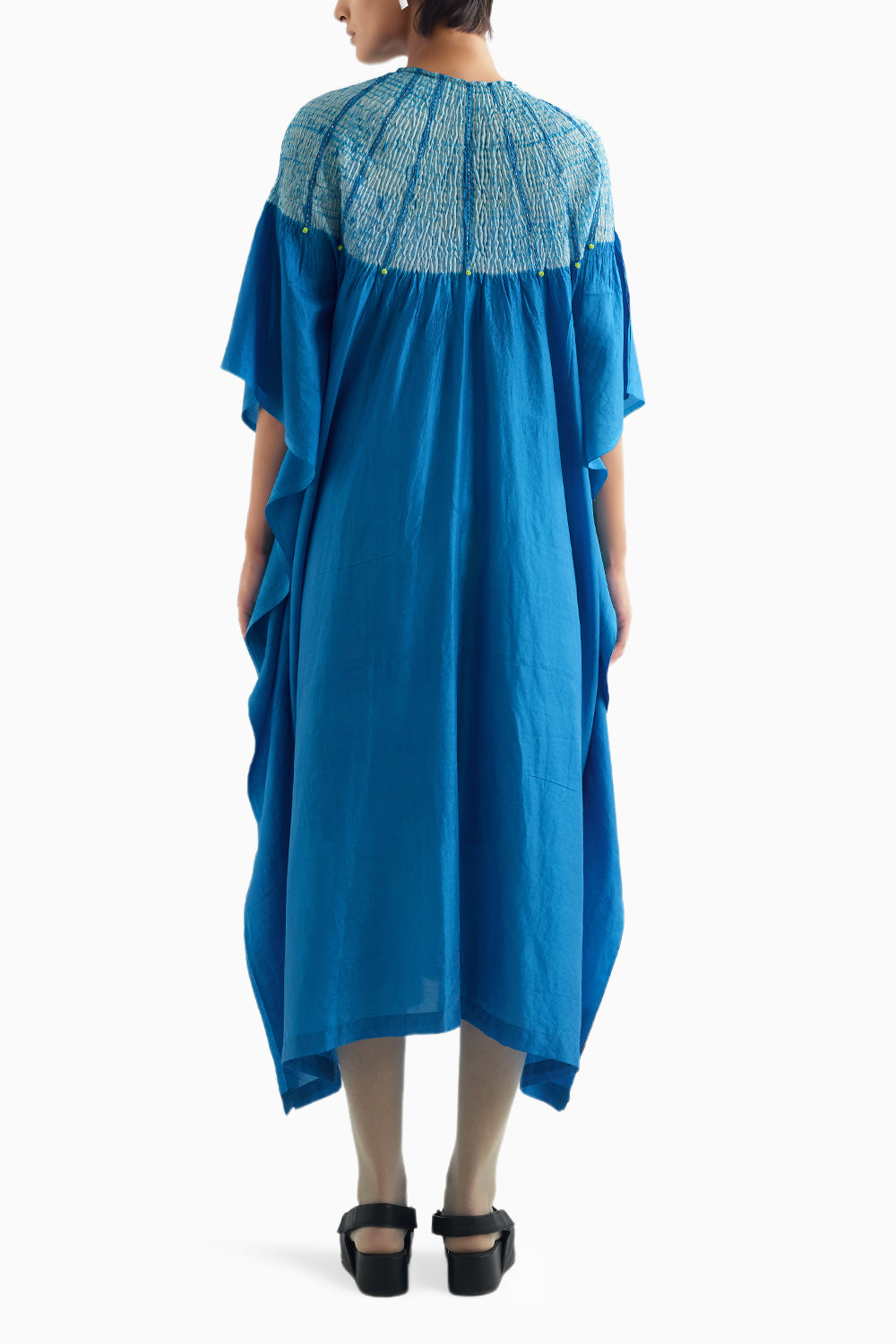 Native Metal Methyl Blue Kaftan