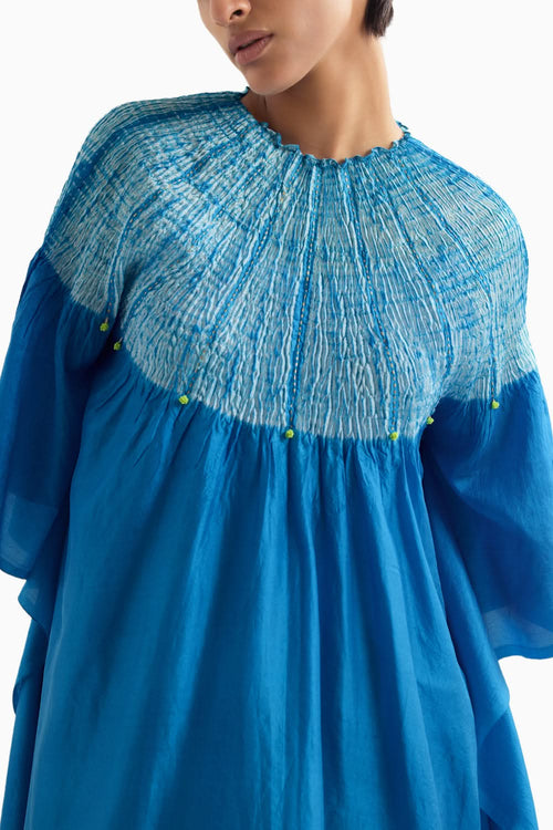 Native Metal Methyl Blue Kaftan