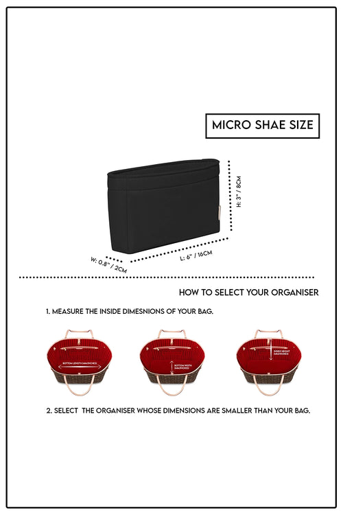 Black Micro Shae Organiser