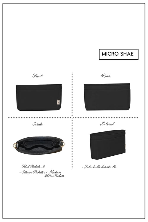 Black Micro Shae Organiser
