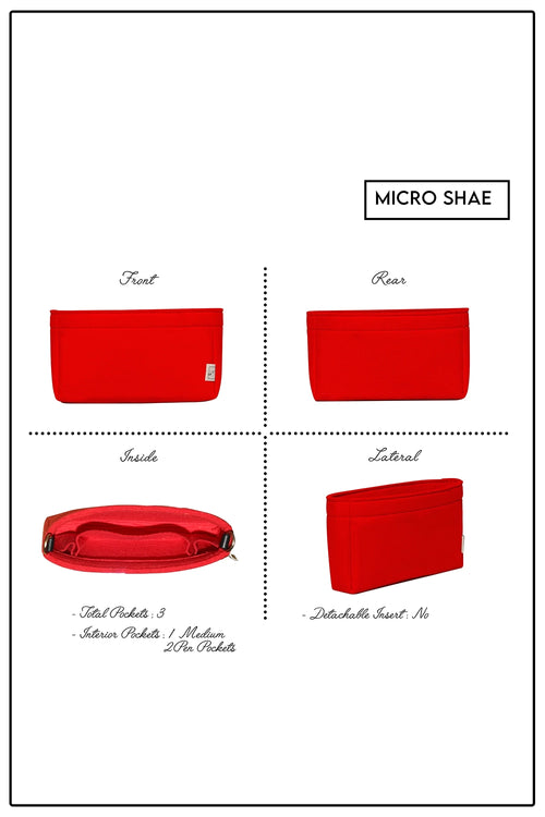 Red Micro Shae Organiser
