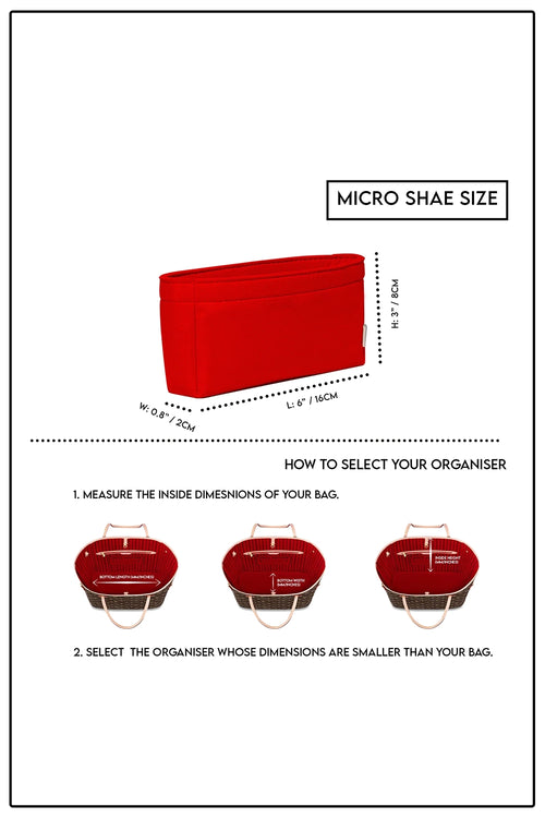 Red Micro Shae Organiser