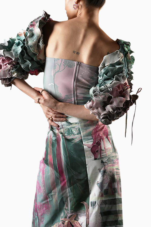 Printed Milda Skirt Set