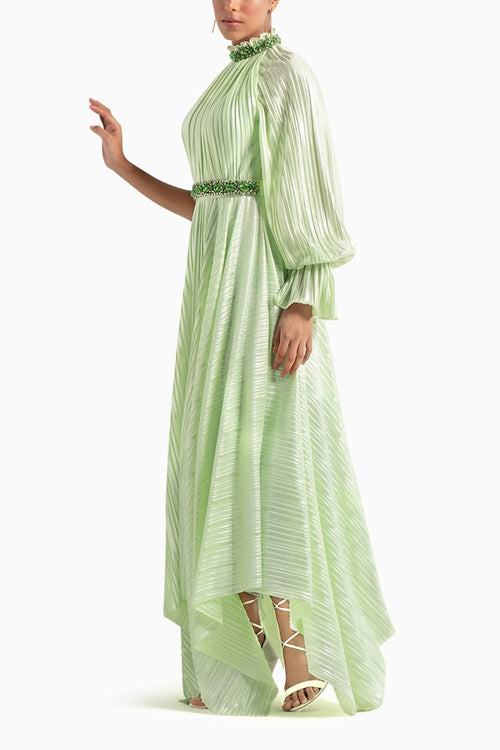 Mint Green Shimmer Dress