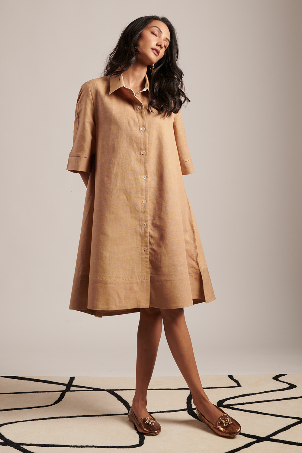 December Honey Shirt Dress