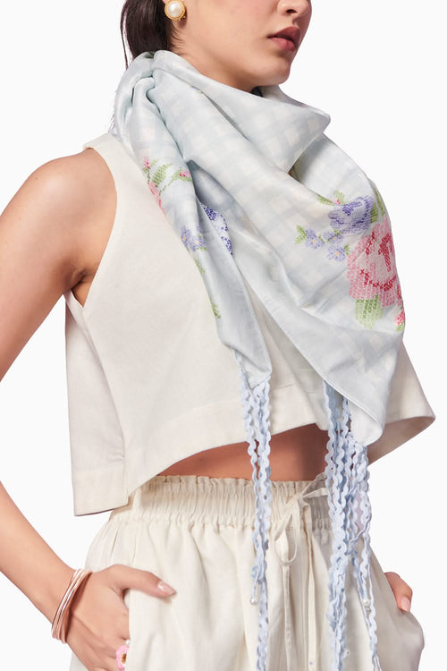Capri Roses Scarf