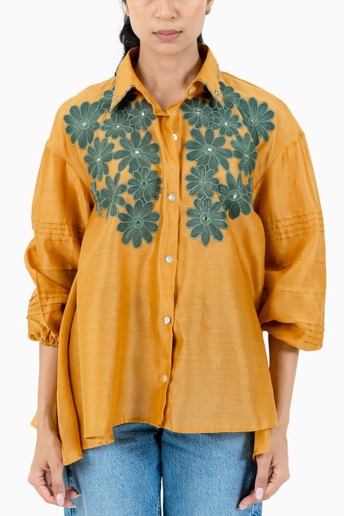 Mustard Monarch Shirt