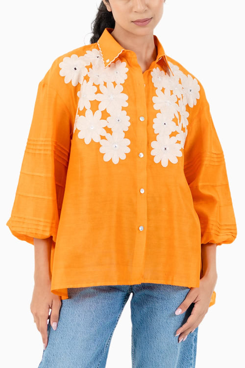 Orange Monarch Shirt
