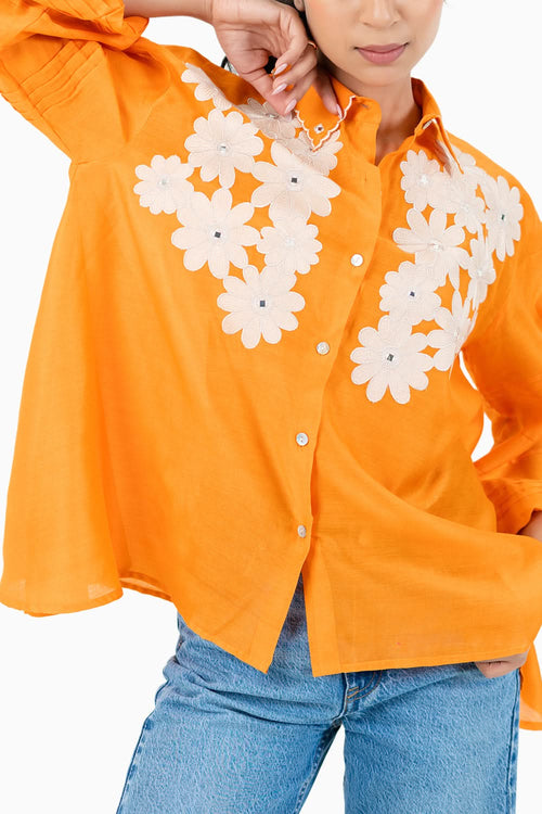 Orange Monarch Shirt