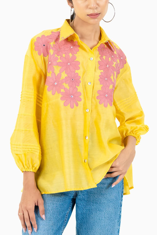 Yellow Monarch Shirt