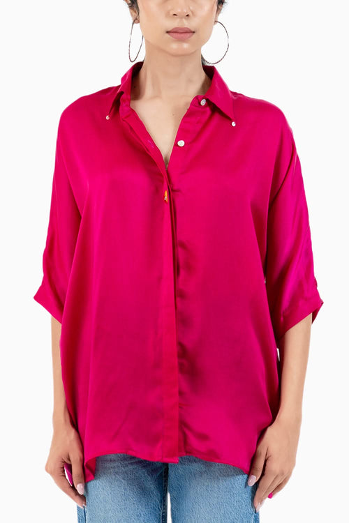 Hot-Pink Moondust Shirt