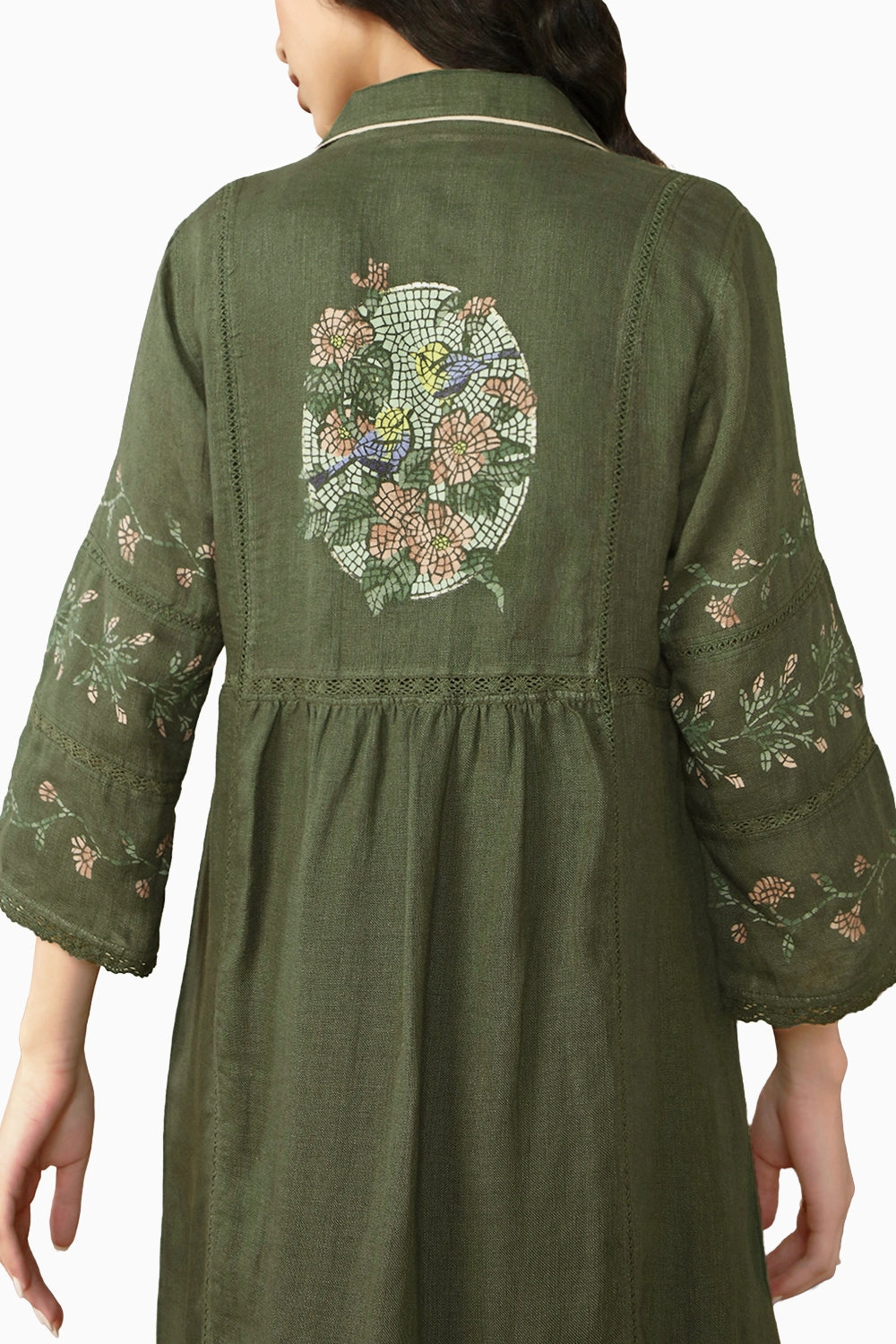 Hunter Mosaic Floral Kate Jacket Set