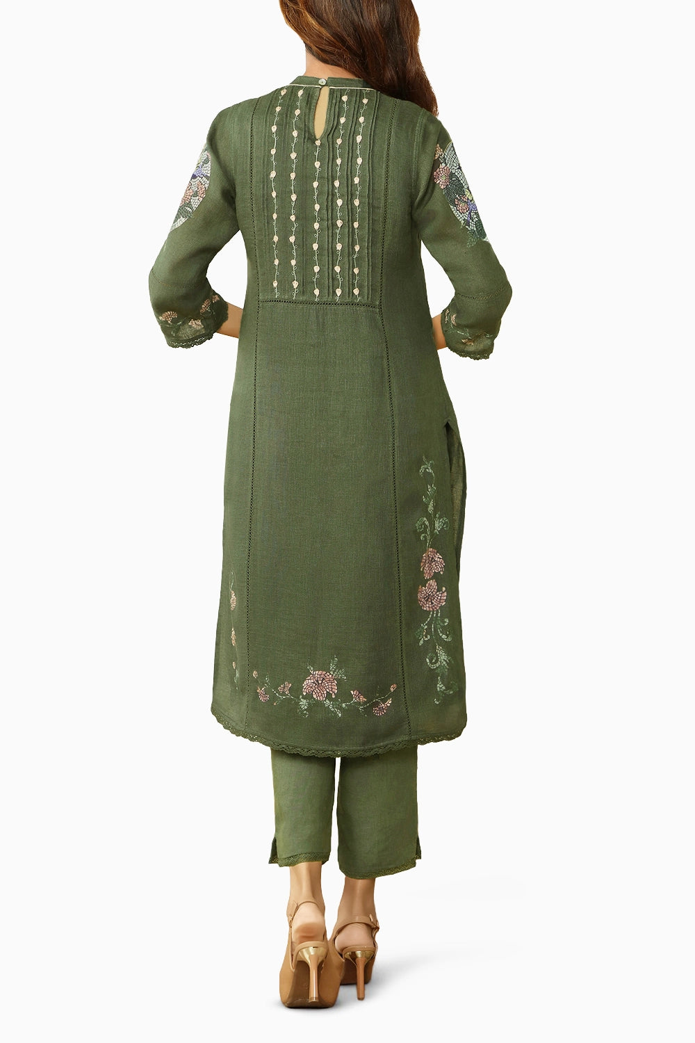 Hunter Mosaic Floral Kurta Set