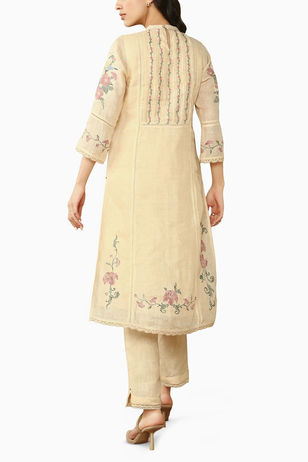 Tuscan Mosaic Floral Kurta Set