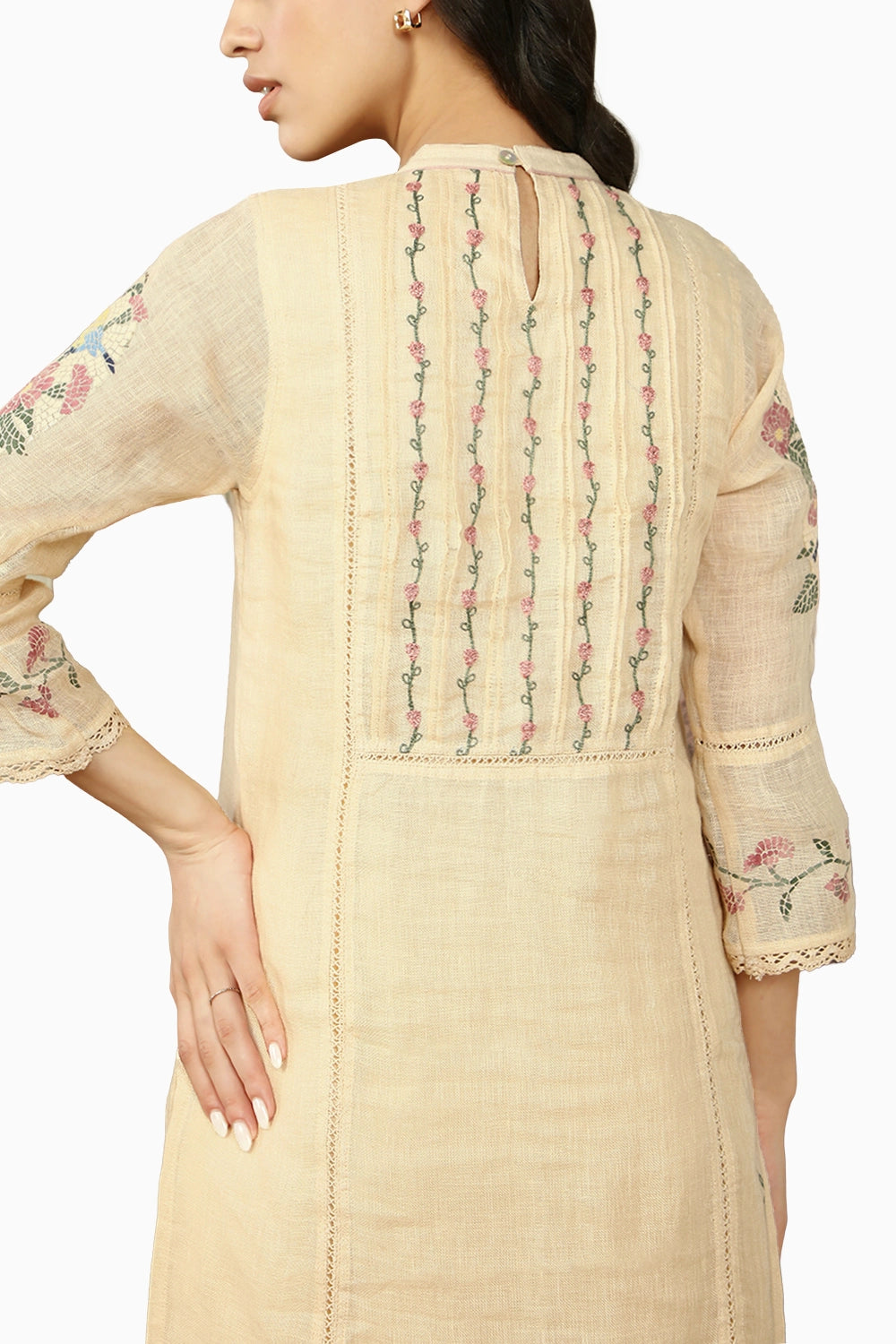 Tuscan Mosaic Floral Kurta Set