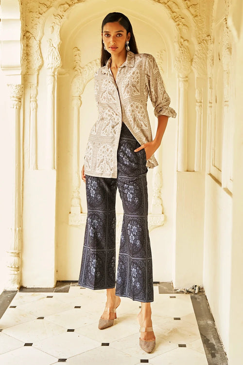 Mughal Print Regular Fit Pant Set