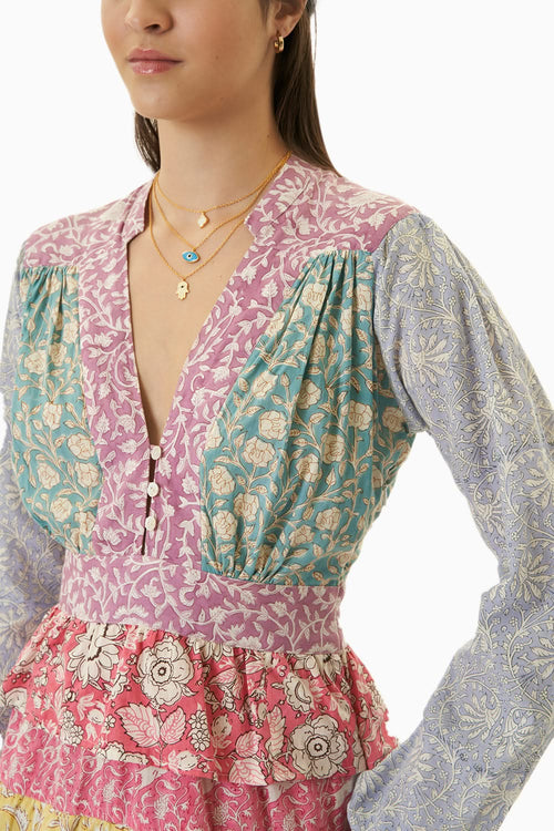 Multicoloured Mumbai Dress