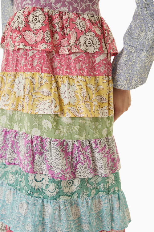 Multicoloured Mumbai Dress