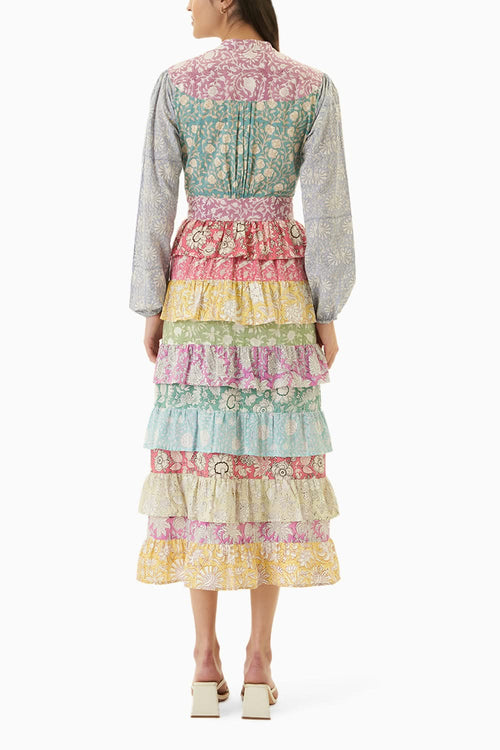 Multicoloured Mumbai Dress