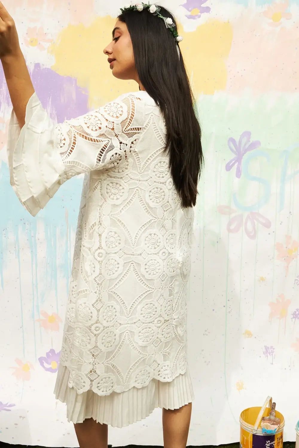 Myra Mesh Kaleidscope Dress