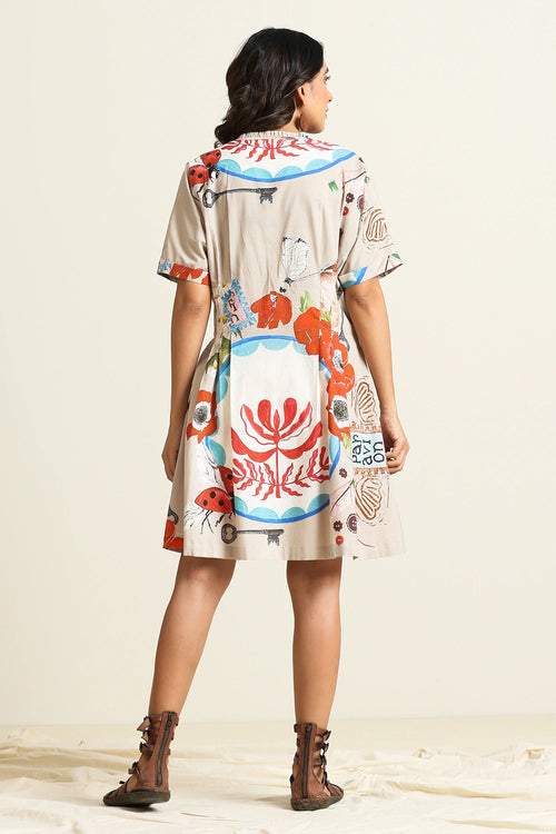 Isla Pleat Shirt Dress