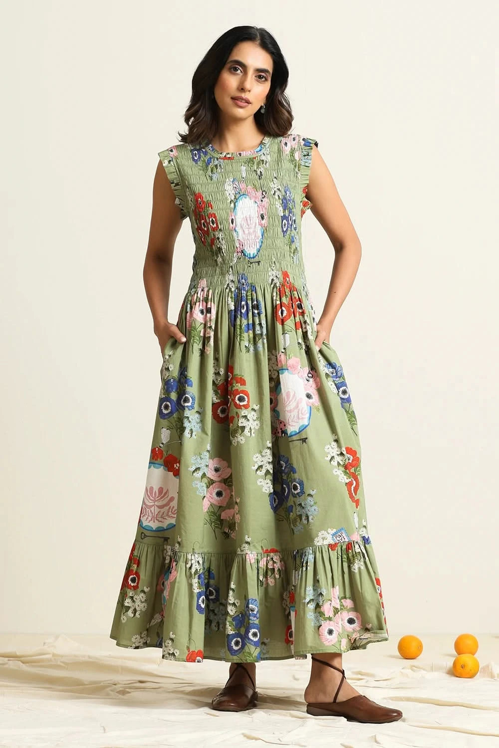 green emerald velvet dress Off The Shoulder Embroidered Ball Gown 8 / Juniper main image 1