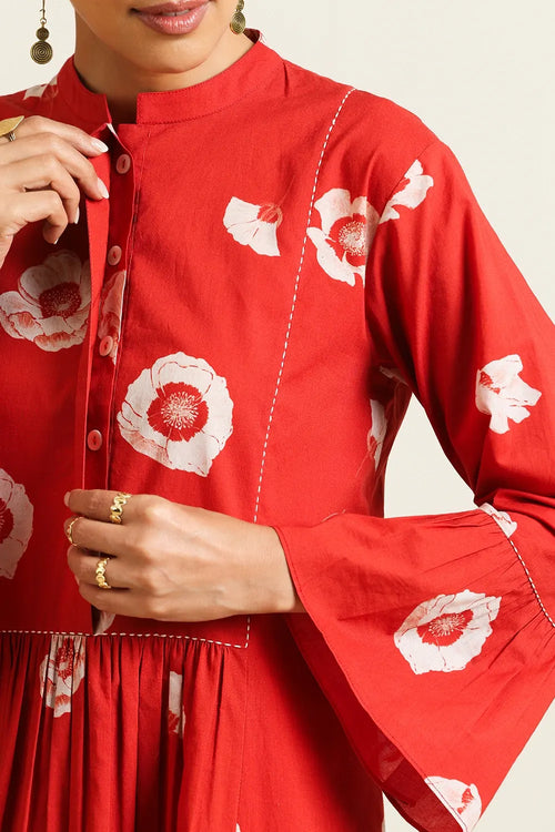 Poppy Red Dress