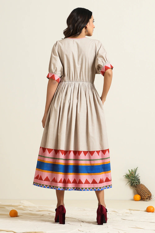 Ember Peasant Dress