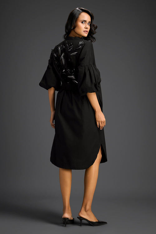 Black Shirt Dress