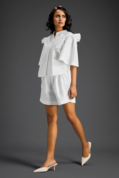 Structured White Co-ord Set
