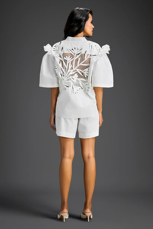 Structured White Co-ord Set