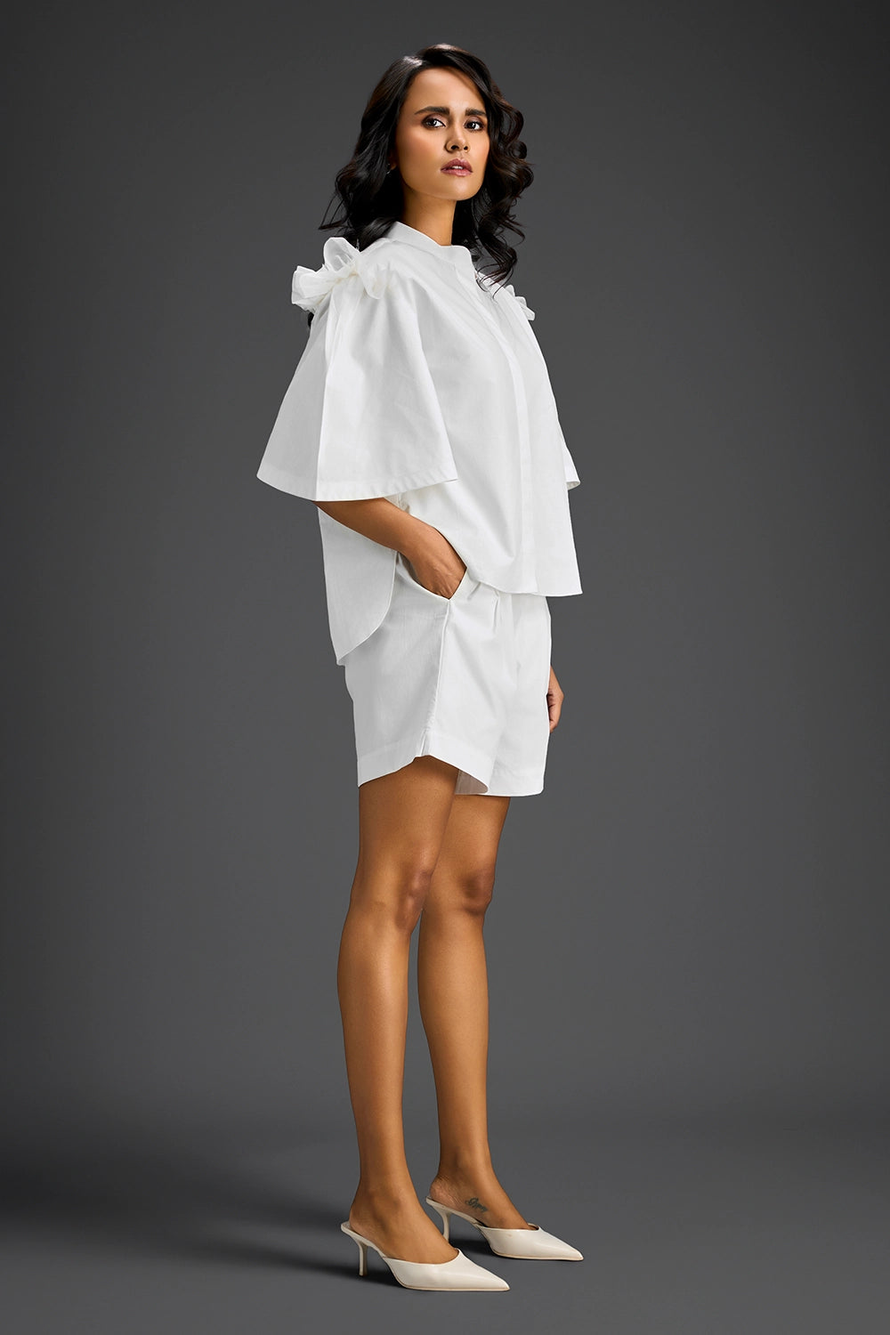 Structured White Co-ord Set