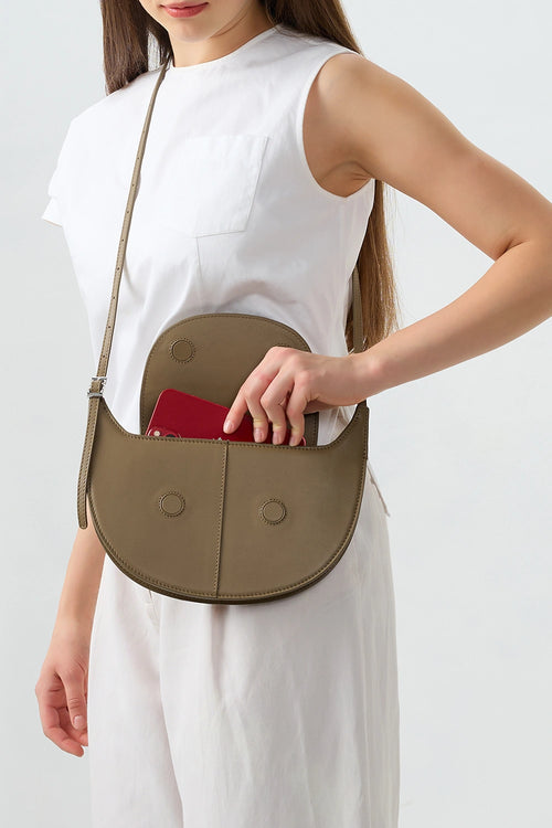 Nadia Nappa Palm Crossbody Bag