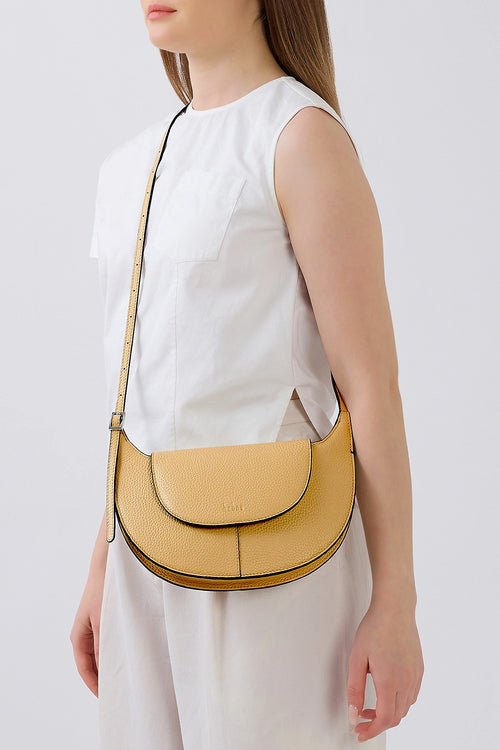 Nadia Pebble Bisque Crossbody Bag